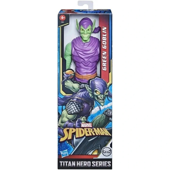 Hasbro Marvel Spider-Man Titan Hero Series Green Goblin Toy 12-Inch Toys for Kid - Picture 3 of 5